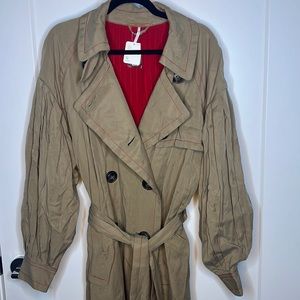 Free people trench coat